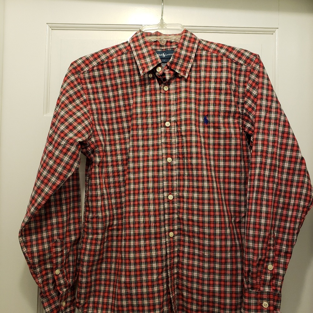 Ralph Lauren LS Plaid Oxford
